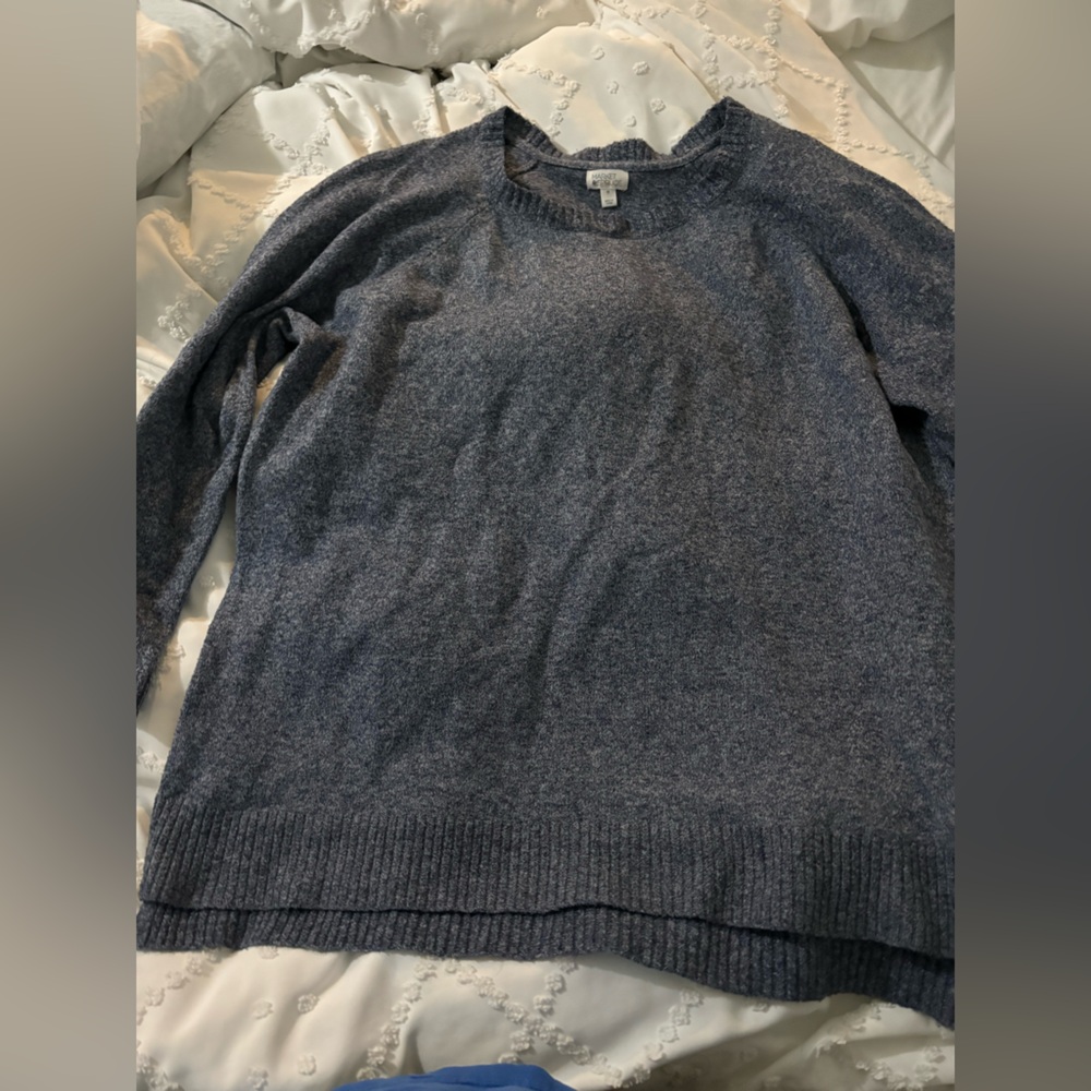 Market & Spruce sweater. Blue. 3X. SF/dog friendly home.